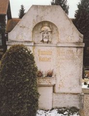 Das historische Bild- Grab Familie Johann Kotter